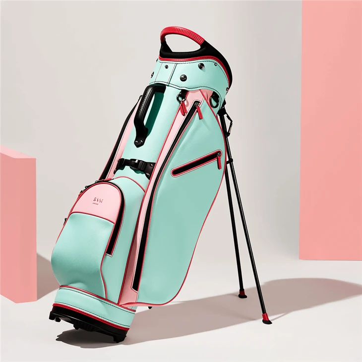 14-Segmented Slots Elite Golf Cart Bag – Termisk drinkfodral, fullängdsficka med dragkedja och regnfluga
