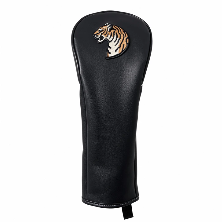 2025 Anpassade PU -läder golftillbehör Golf Headcovers Club Driver Golf Head Covers