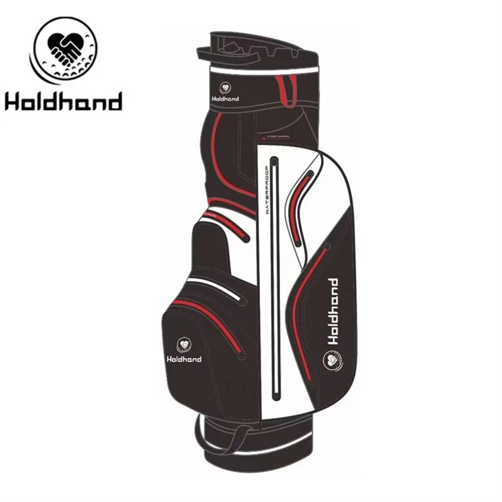 Advanced Gender-Neutral Bag Boasting 15-tier Club Arrangement, Premium Putter Rest, Adaptive Storage Layout, Beverage Cooler, Convertible Harness, And Rapid-release Rain Defense – Universal.