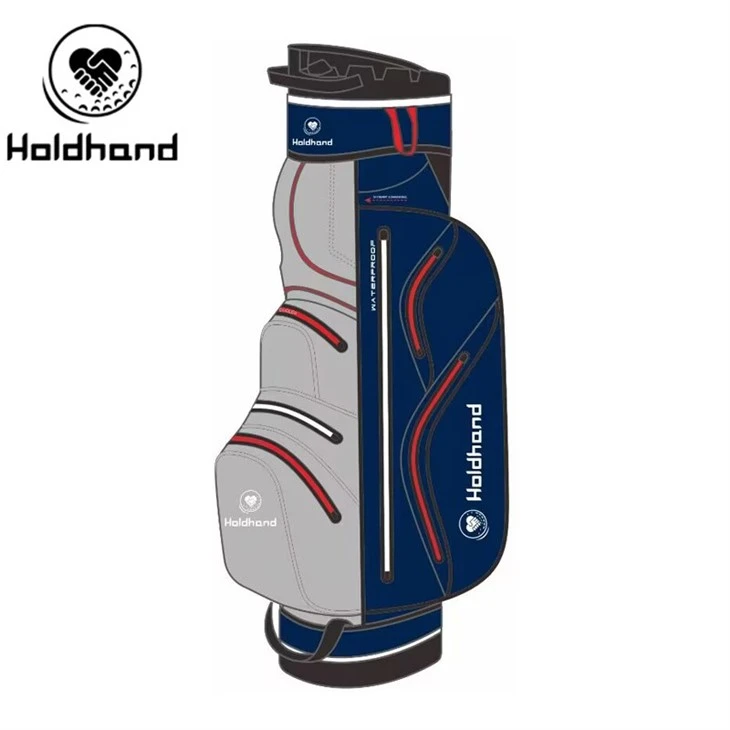 Advanced Gender-Neutral Bag Boasting 15-tier Club Arrangement, Premium Putter Rest, Adaptive Storage Layout, Beverage Cooler, Convertible Harness, And Rapid-release Rain Defense – Universal.