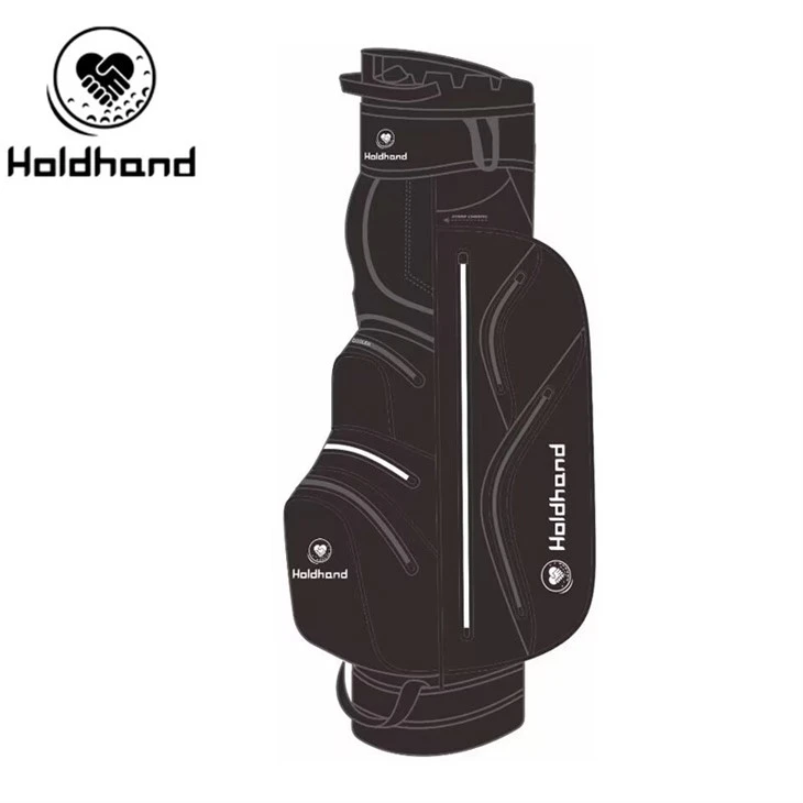 Advanced Gender-Neutral Bag Boasting 15-tier Club Arrangement, Premium Putter Rest, Adaptive Storage Layout, Beverage Cooler, Convertible Harness, And Rapid-release Rain Defense – Universal.