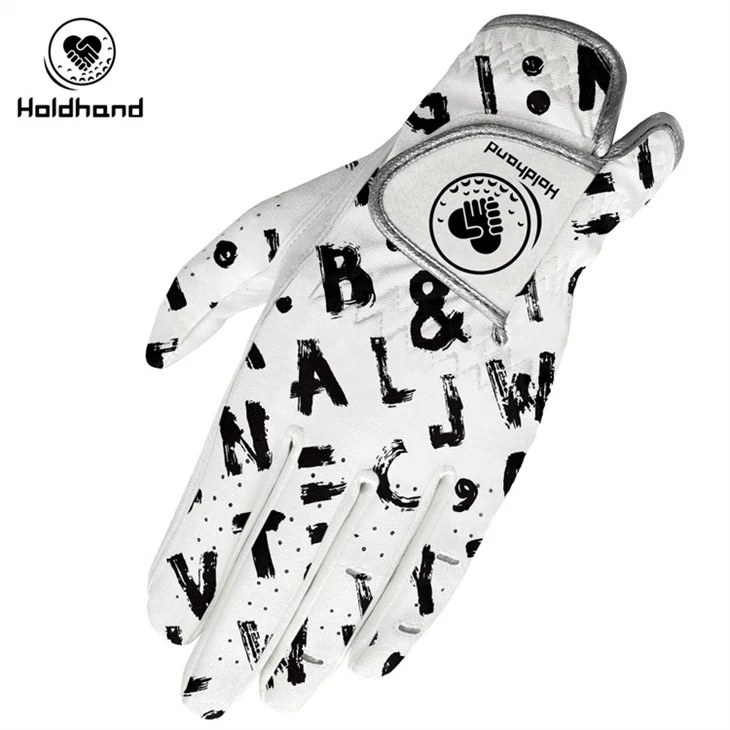 Cabretta Golf Glove For Man/woman Letter Printing Design