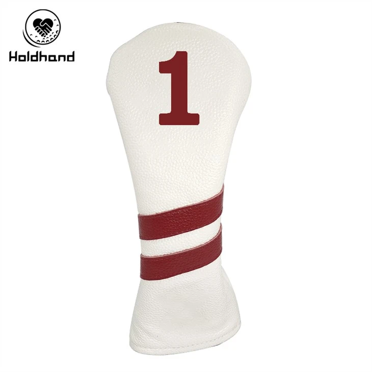 Fabrikspris Custom Logo Wood Cover PU Läder Driver Head Cover OEM