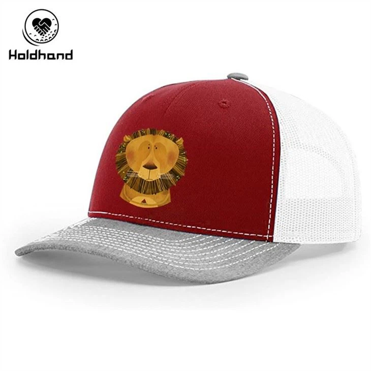 Red Shark Logo Hat Custom Golf Hat