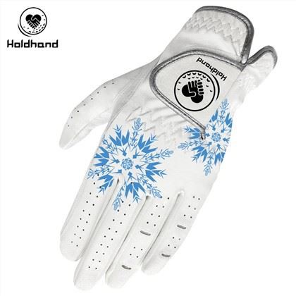 Fabrikspris Hög kvalitet Fashional Design Ren Cabretta Läder Golfhandske Custom Logo OEM