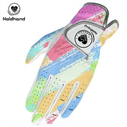 Hot Sales Mjukt rörande personlighetsmönster Ny design PU Cabretta golfhandskar