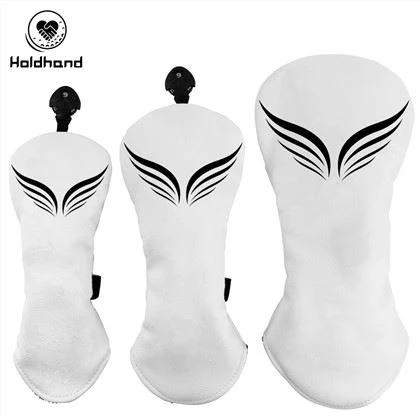 OEM Modedesign Hot Sale Driver Trä Custom Logo Head Cover PU Läder Custom Logo